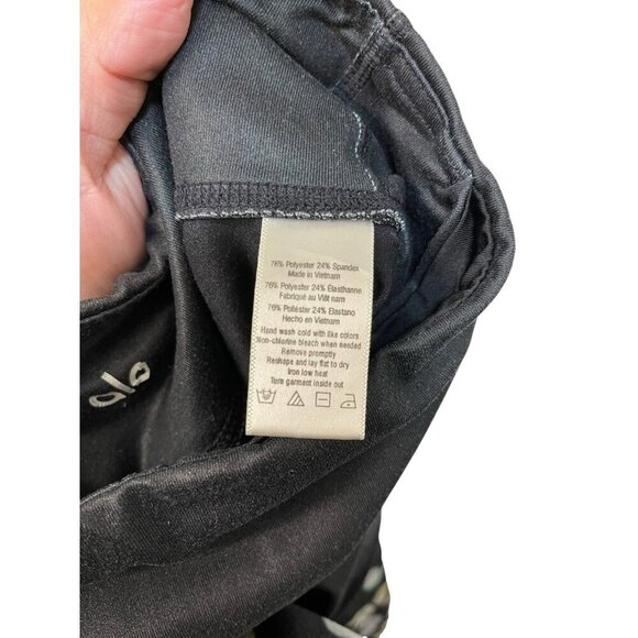 ALO Yoga Gypset Goddess Multicolor Butterflies Glossy Print Leggings Size Medium - Picture 7 of 7